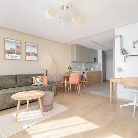 W Centrum Katowic Z Klimatyzacja By Renters Apartmán *