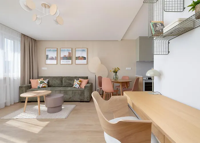 W Centrum Katowic Z Klimatyzacją By Renters *